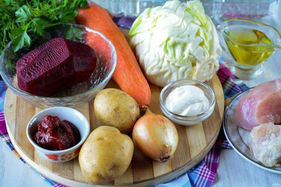 продукти для борщу
