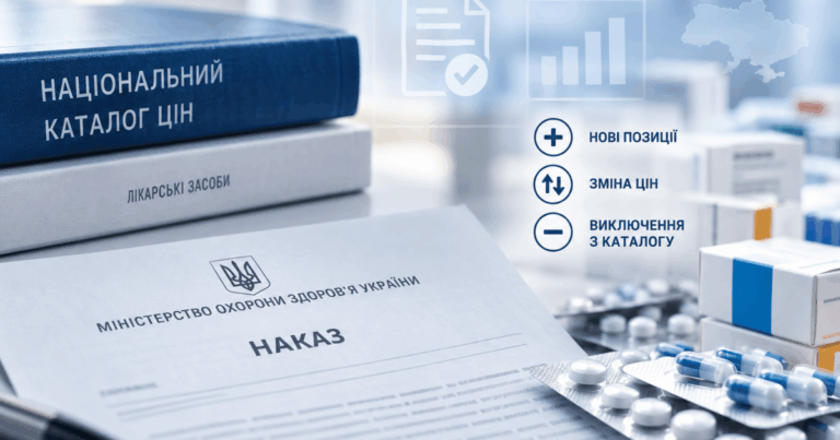 МОЗ оновило Національний каталог цін: 233 позиції з новими задекларованими цінами